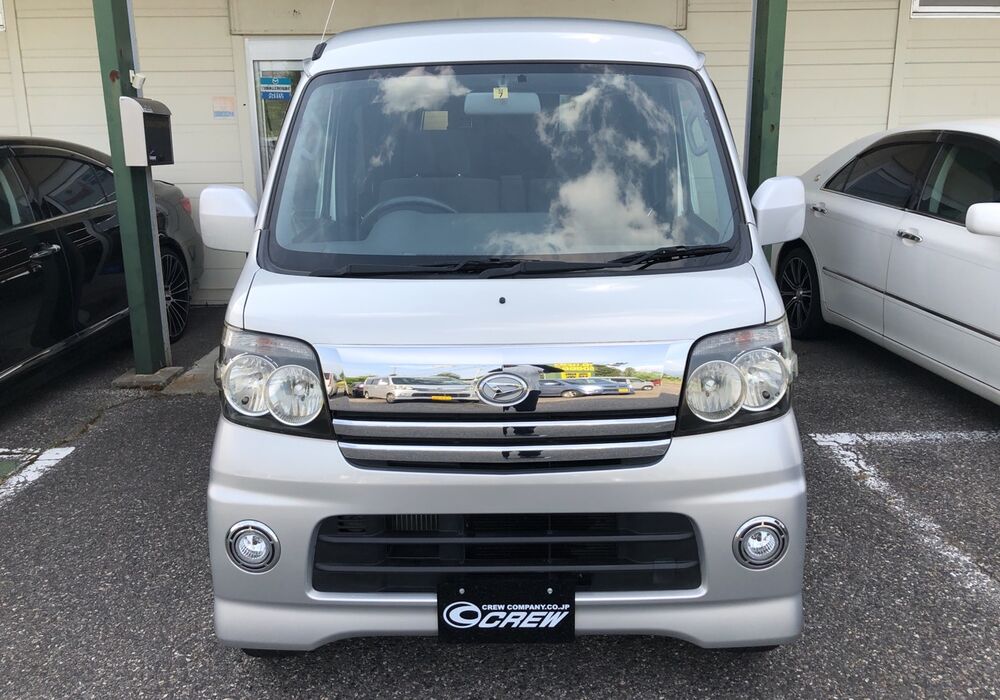 ダイハツ アトレーワゴン660 カスタムターボr 4wd Hddナビ フルセグtv インパネオートマ シルバー 中古車 在庫 安曇野市で 中古車販売を行っている株式会社crewcompanyです